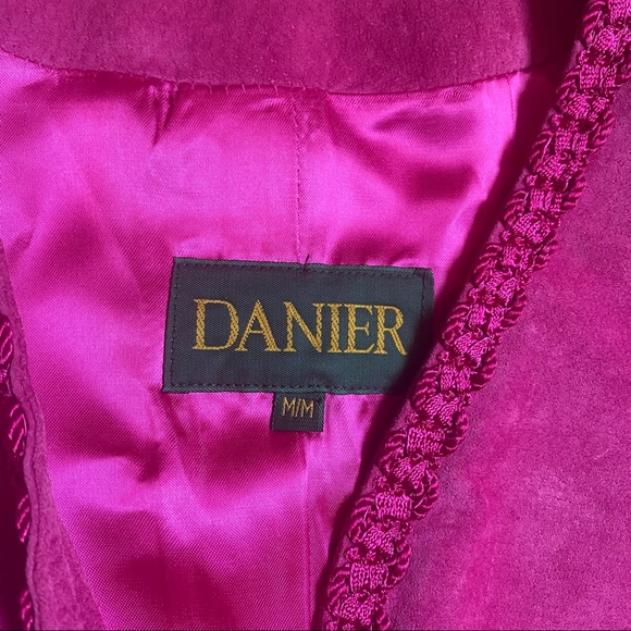 Danier Leather vintage pink suede jacket - Picture 2 of 4